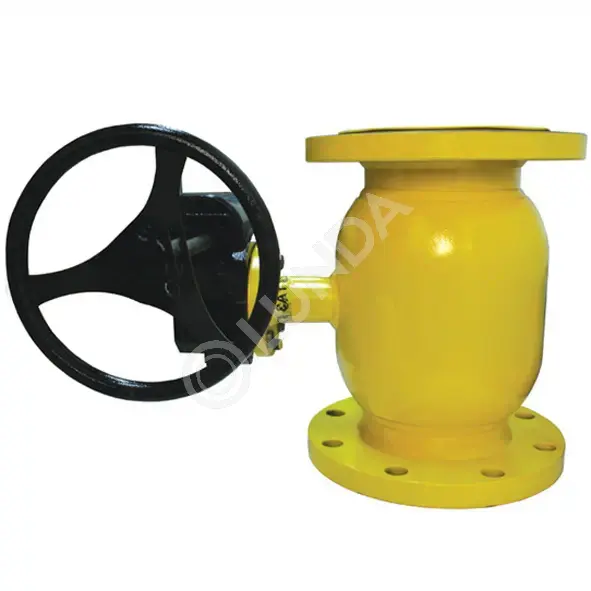 Шаровой стальной кран для газа фланец/фланец, c редуктором, ДУ 125-500 ...