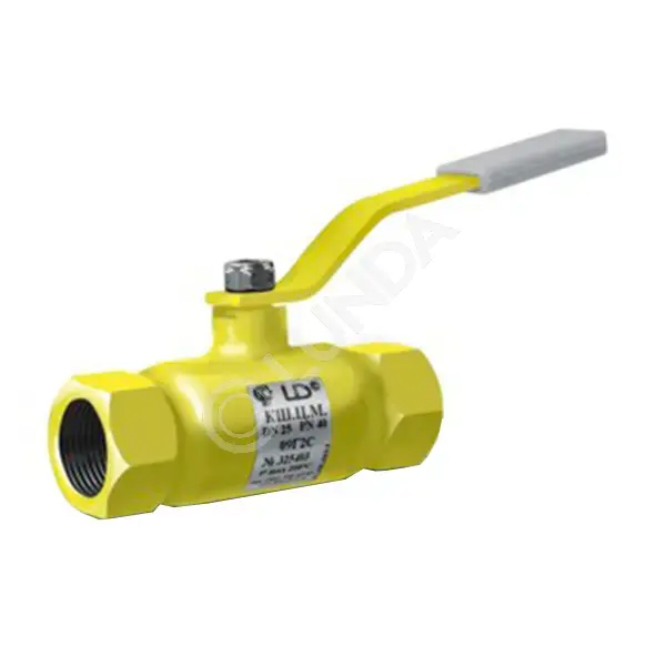 Шаровой стальной кран для газа резьба/резьба, с рукояткой, Ду 15-100 ...