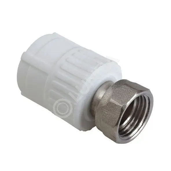 Муфта PPR с накидной гайкой на металлическом штуцере ВР, RTP ...