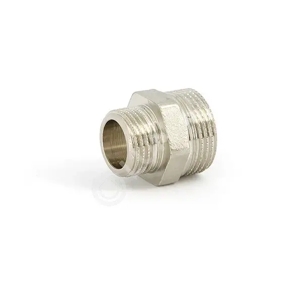 Ниппель редукционный НР никелированный, Uni-Fitt | Lunda - фитинги