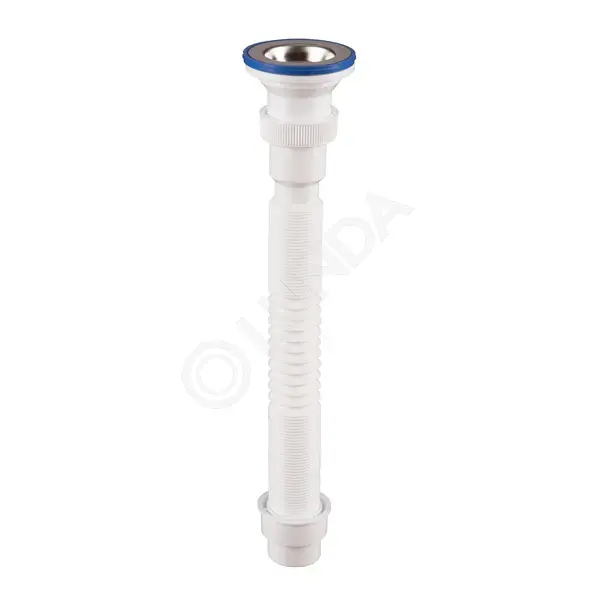 Сифон для раковины гофрированный «МИНИ Элит» с нержавеющей чашкой ...