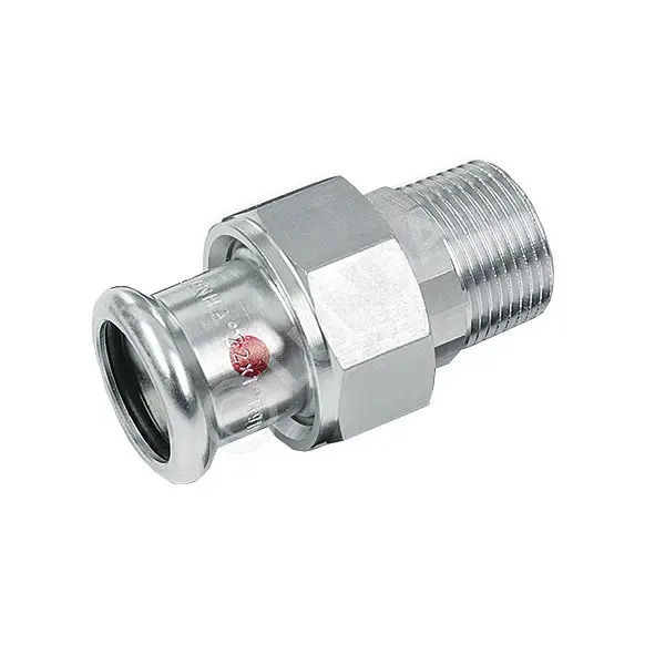 Соединитель разъемный пресс-НР тип 24333G, Sanha Therm | Lunda - фитинги