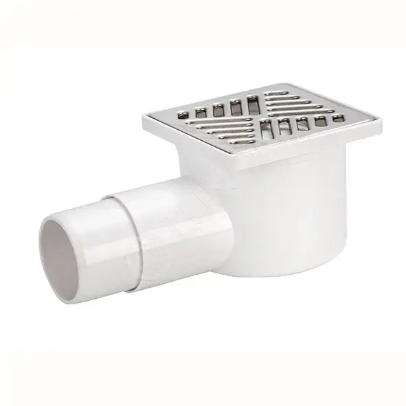 Трап для душа с решеткой из нержавеющей стали и низким сифоном, Wirquin ...