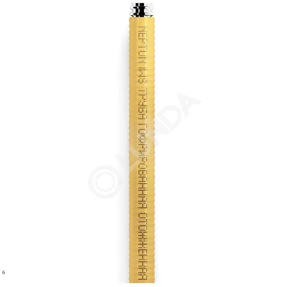 Гофрированная труба SS304 из нержавеющей стали в ПЭ оболочке желтого ...