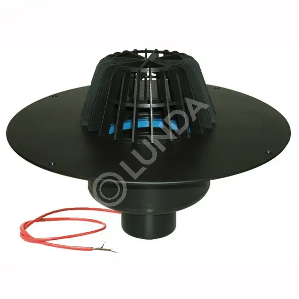 Кровельная воронка из ПП, с электрообогревом, HL62.1F | Lunda - канализация