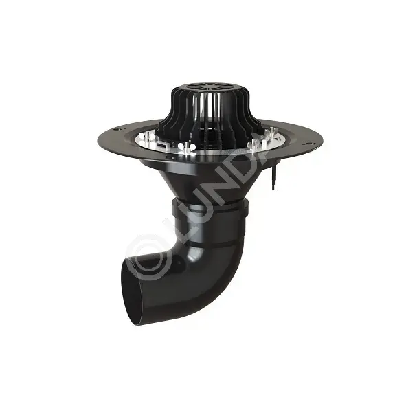 Кровельная воронка VMCO с обжимным фланцем, горизонтальный выпуск, с ...