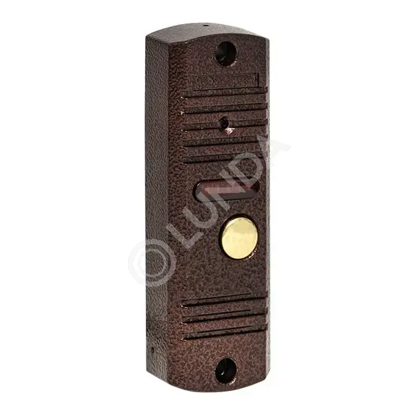 Вызывная видеопанель CPV-01 медь 4пр, 1000TVL, IP65, EKF