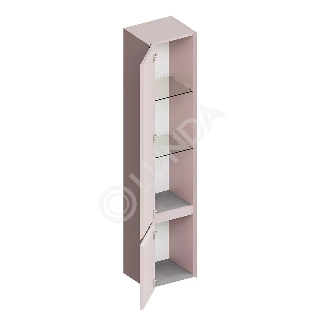 Пенал CUBO настенный мальва, Kerama Marazzi