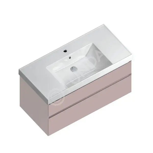 Тумба CUBO настенная мальва, Kerama Marazzi