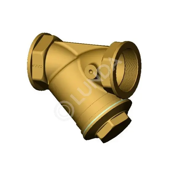 Фильтр сетчатый латунный муфтовый, F1141, Tecofi | Lunda - регулирующая ...