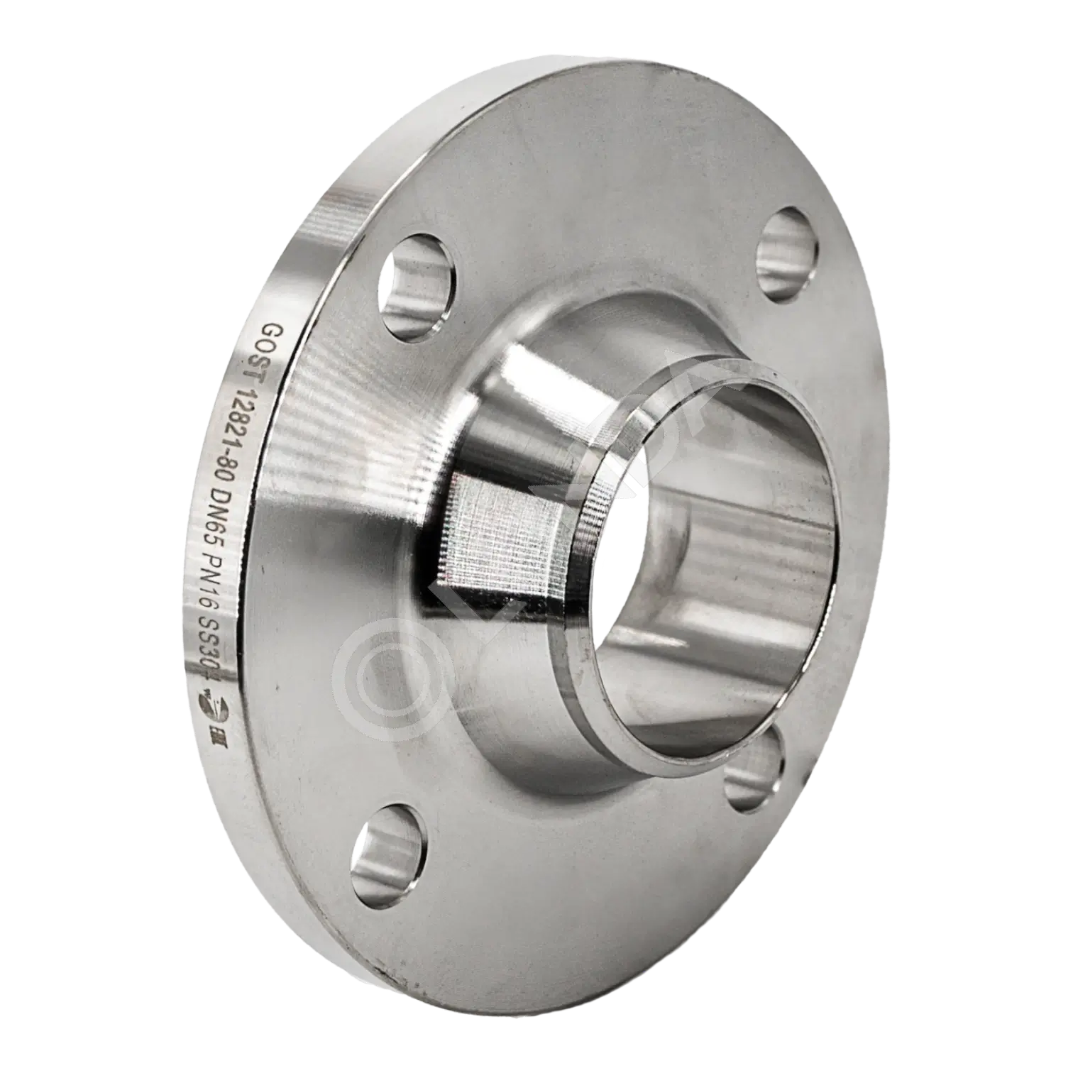 Фланец воротниковый нержавеющий, AISI304, (CF8), NewKey