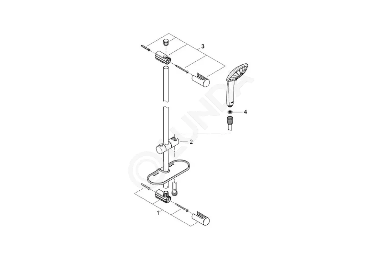 Душевой гарнитур Euphoria 110Duo с мыльницей, 2 режима струи, Grohe