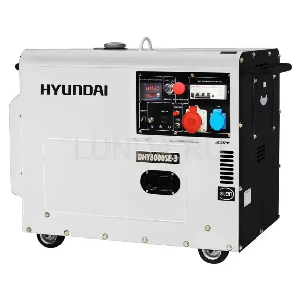 Генератор дизельный DHY 8000SE-3, Hyundai