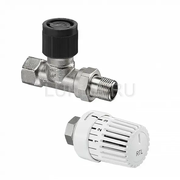 Комплект клапан RTLH проходной Ду15, 1/2, прямой, M30x1,5 с термостатом  Uni RTLH, Oventrop купить от 8394 руб | Lunda - комплектующие для водяных теплых  полов