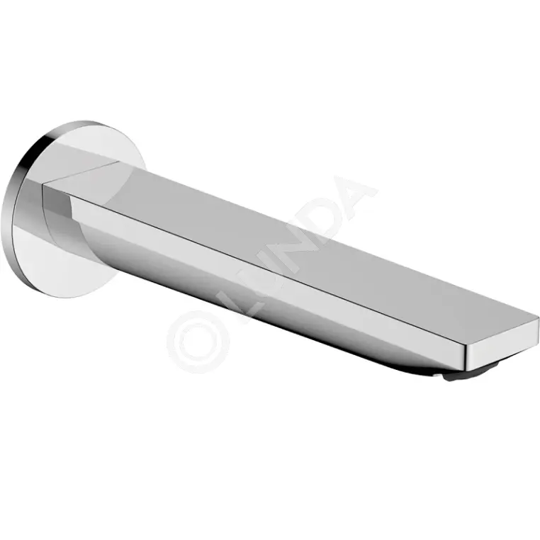 Излив для ванны квадратный Rebris, Hansgrohe