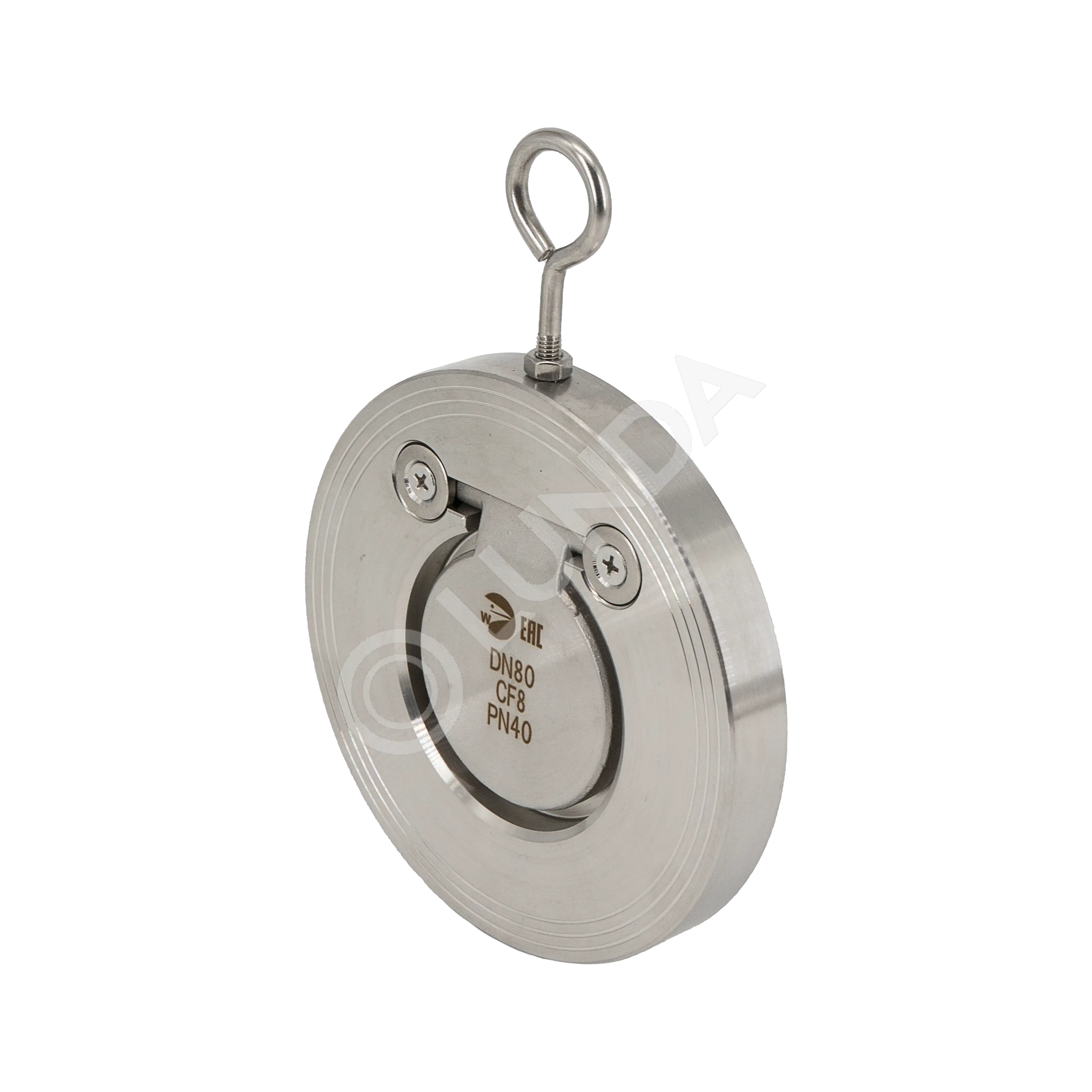 Обратный клапан межфланцевый хлопушка нержавеющий, AISI316, (CF8M), NewKey