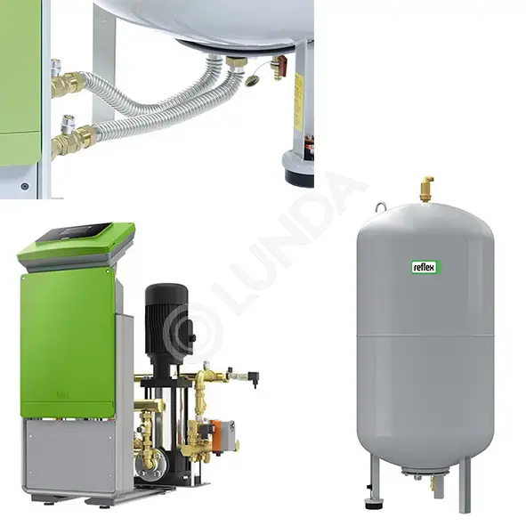 Комплект управляющий агрегат Variomat и основная емкость VG, Reflex ...