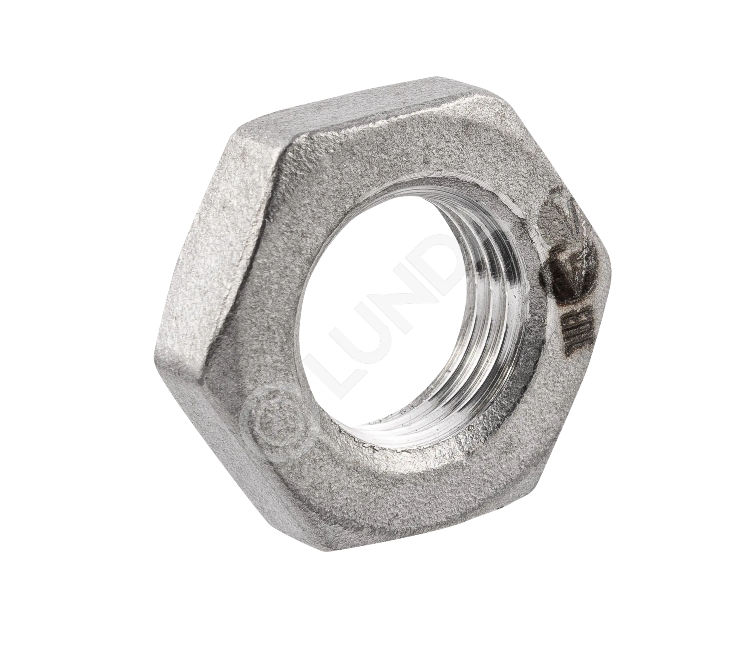 Контргайка 6-гранная нержавеющая, AISI316, (CF8M), NewKey