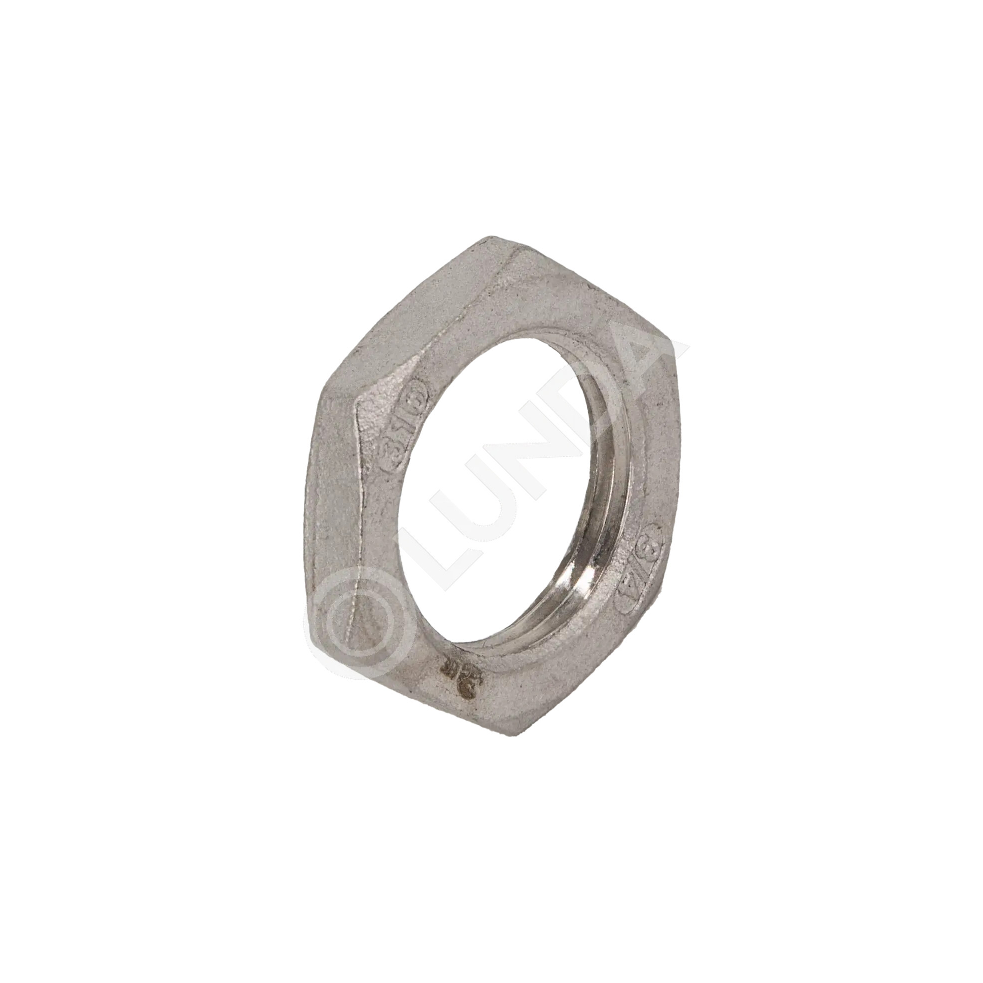 Контргайка 6-гранная нержавеющая, AISI316, (CF8M), NewKey