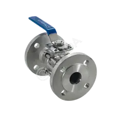 Кран шаровой фланцевый под привод нержавеющий (3PC), AISI316, (CF8M), NewKey