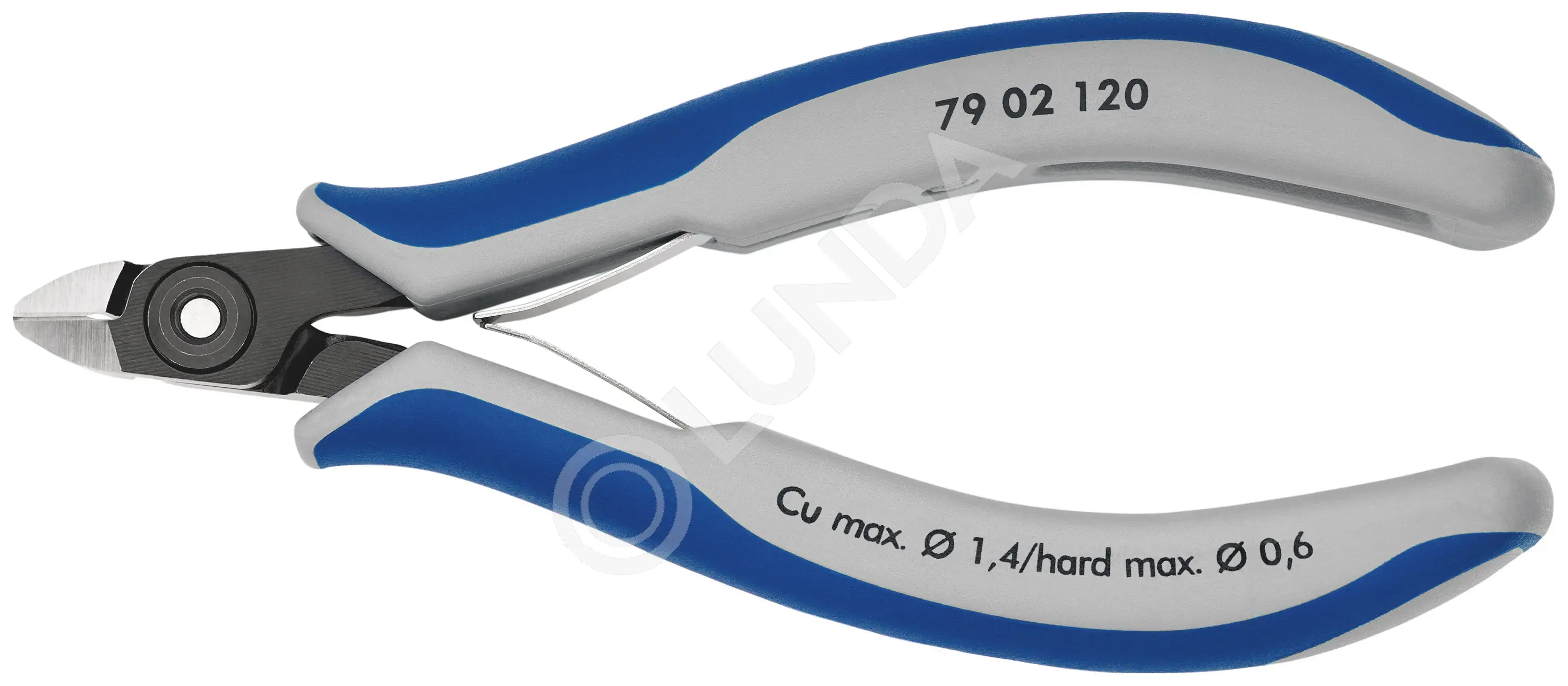 Кусачки боковые прецизионные, 2-комп ручки, Knipex