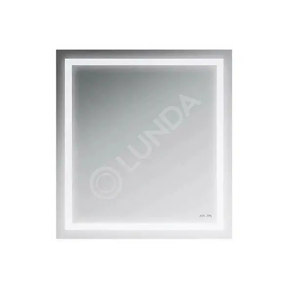 Универсальное зеркало настенное с контурной LED-подсветкой, 65 см, Gem, серебристый, AM.PM