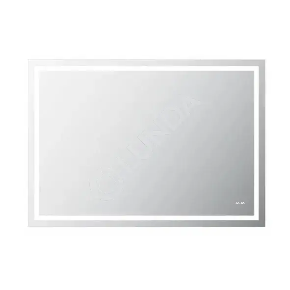 Универсальное зеркало настенное с контурной LED-подсветкой, 100 см, Gem, серебристый, AM.PM