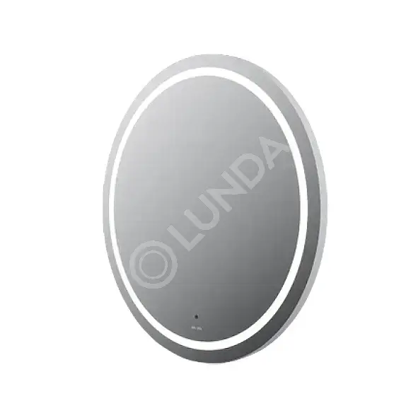 Универсальное зеркало с контурной LED-подсветкой, ИК- сенсором, круглое, 80 см, X-Joy, зеркальное полотно+пластик, серебристый, AM.PM