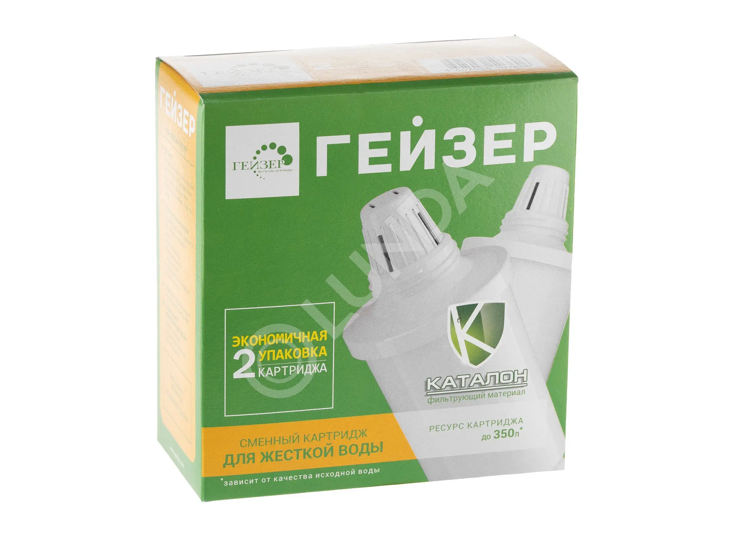 Набор сменных модулей 502 (2 шт., для жесткой воды) для фильтров-кувшинов, Гейзер