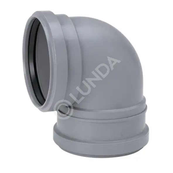 Отвод раструбный для унитаза 110 мм, 88,5°, Uponor | Lunda - канализация