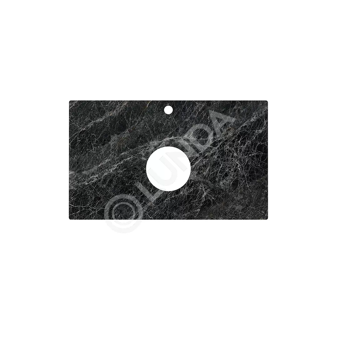 Столешница из керамогранита PLAZA Риальто, темный серый, Kerama Marazzi