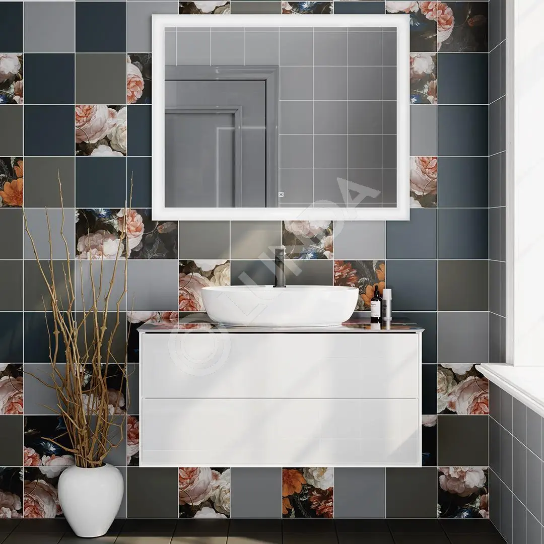 Тумба PLAZA Modern подвесная с 2-мя ящиками, белый, Kerama Marazzi