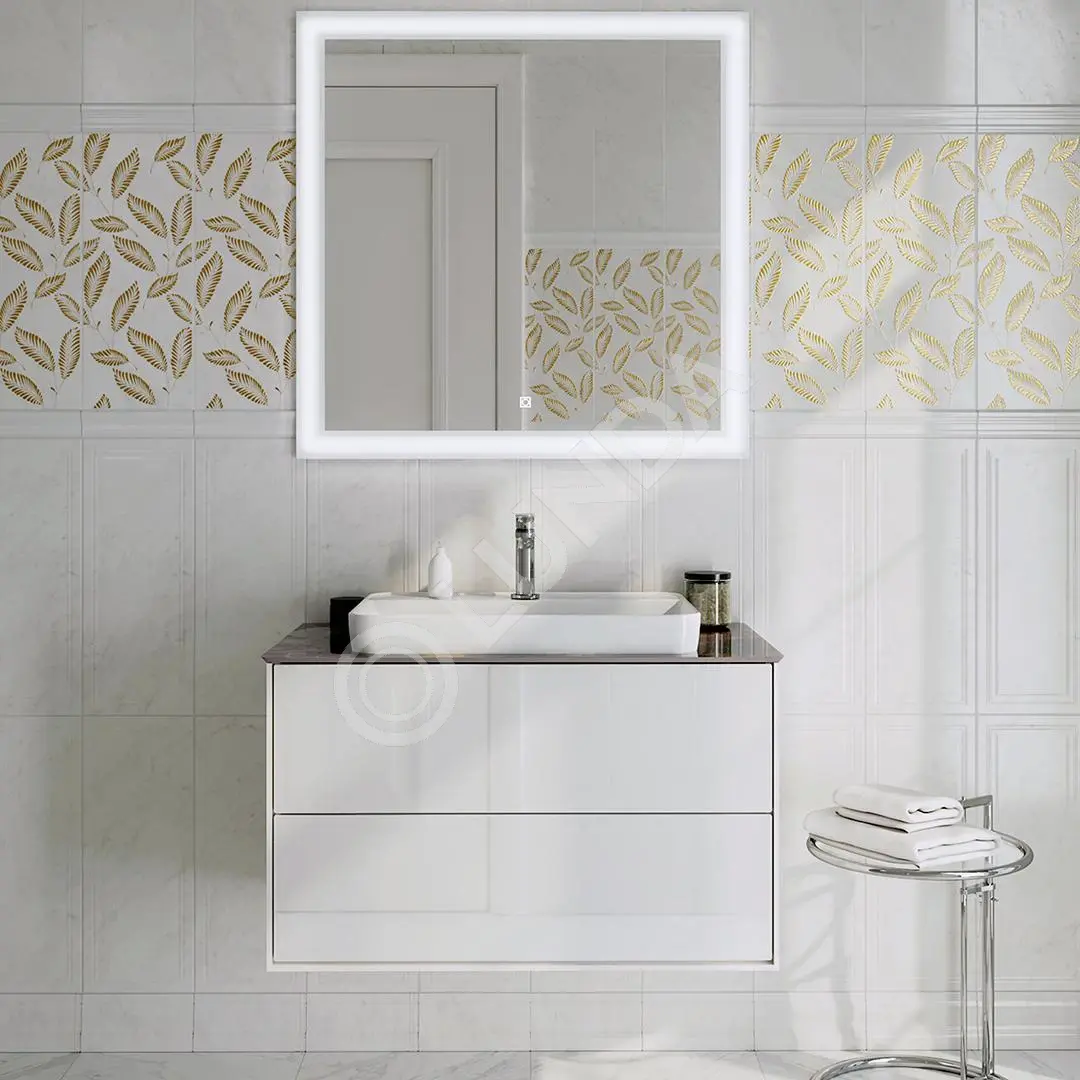Тумба PLAZA Modern подвесная с 2-мя ящиками, белый, Kerama Marazzi