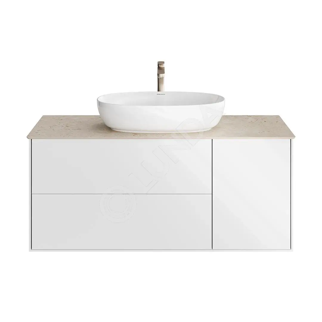Тумба PLAZA Modern подвесная с 3-мя ящиками, белый, Kerama Marazzi