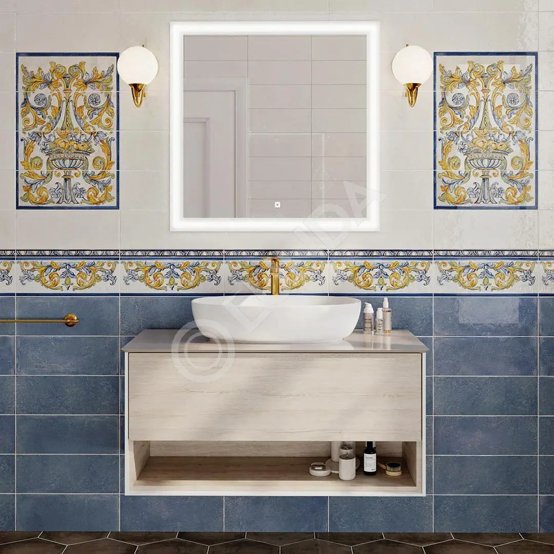 Тумба PLAZA Modern подвесная с ящиком и полкой, дуб орегон, Kerama Marazzi