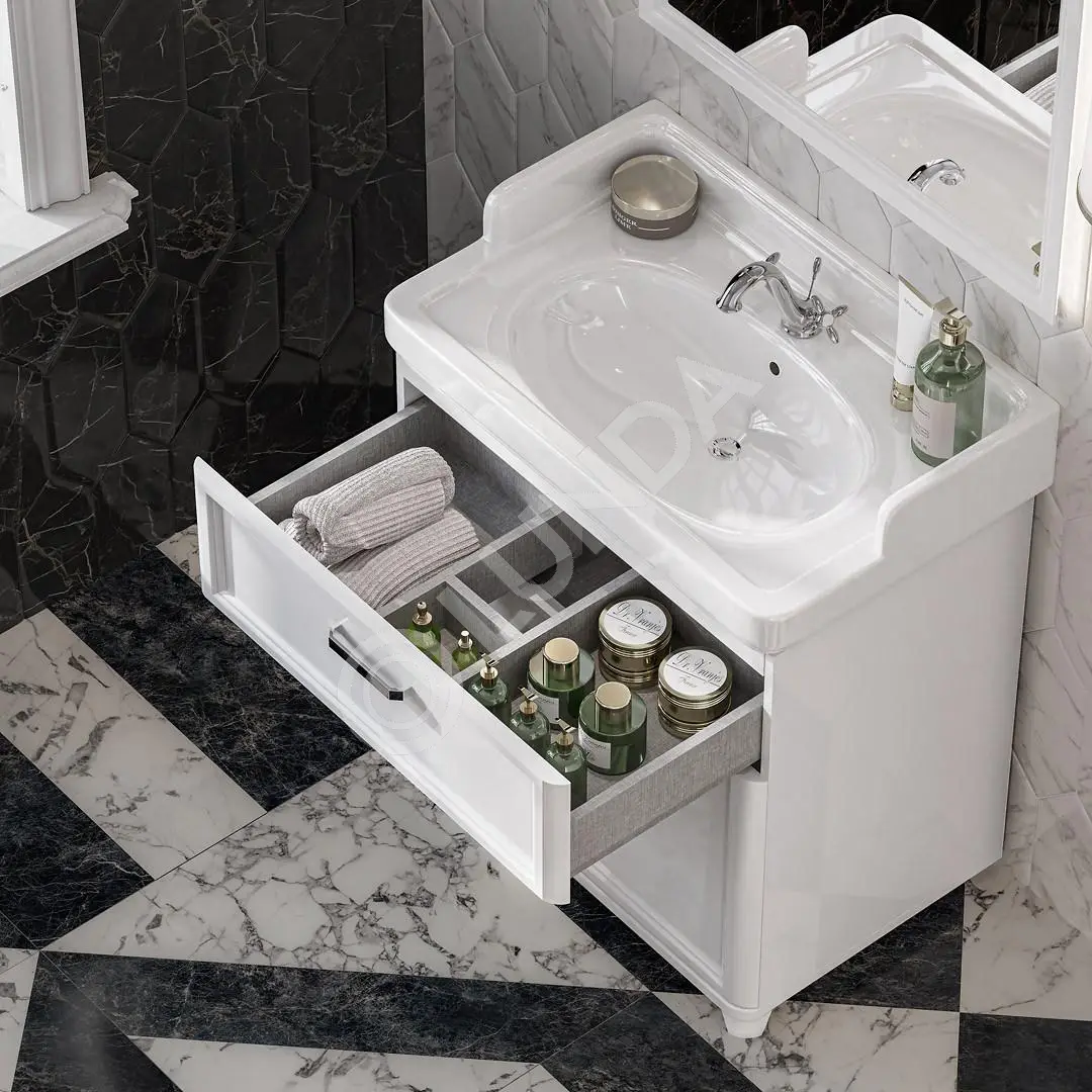 Тумба POMPEI напольная с ящиком и дверцами, Kerama Marazzi