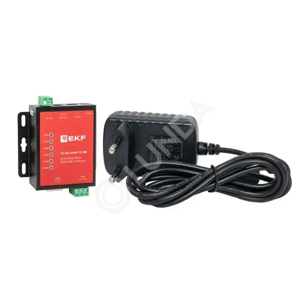 Преобразователь RS-232/485 в Ethernet, Modbus TCP/RTU/ASCII TSX, EKF ...