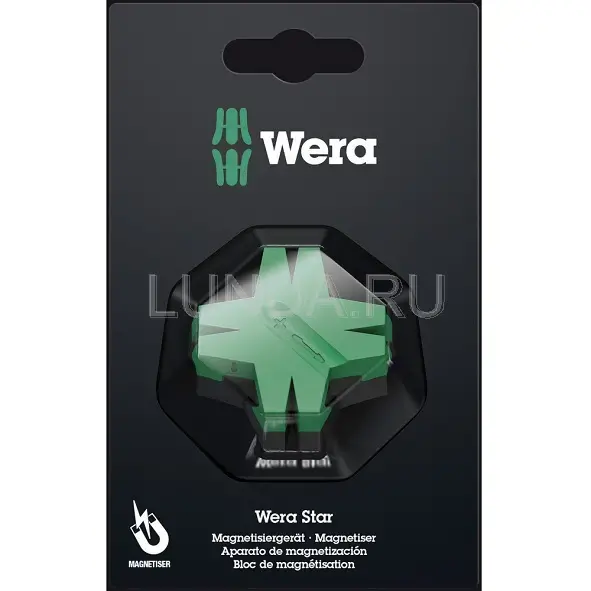 Приспособление Wera Star для намагничивания/размагничивания, 48 мм, WERA