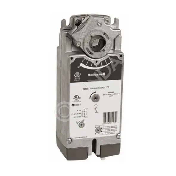 Привод воздушной заслонки, поворотный, пружинный возврат, 3-поз., 10В, Honeywell