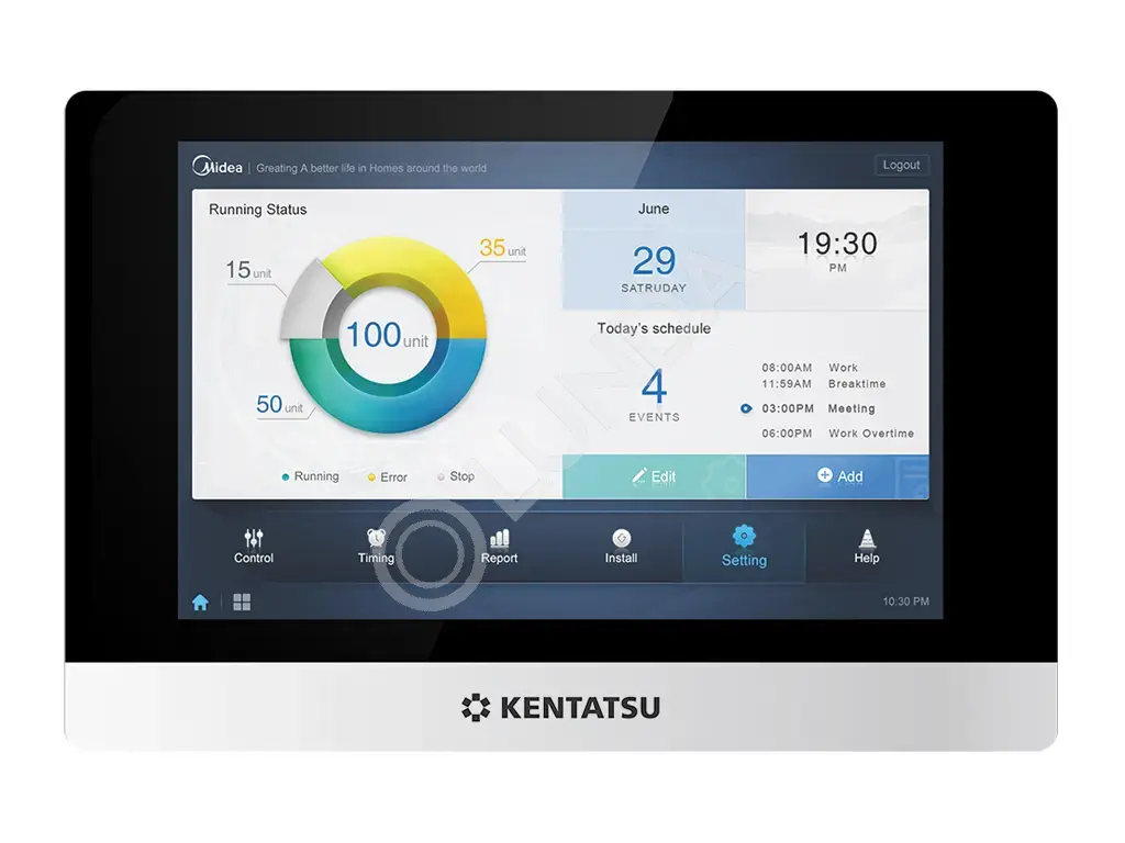 Пульт управления центральный KCC, Kentatsu