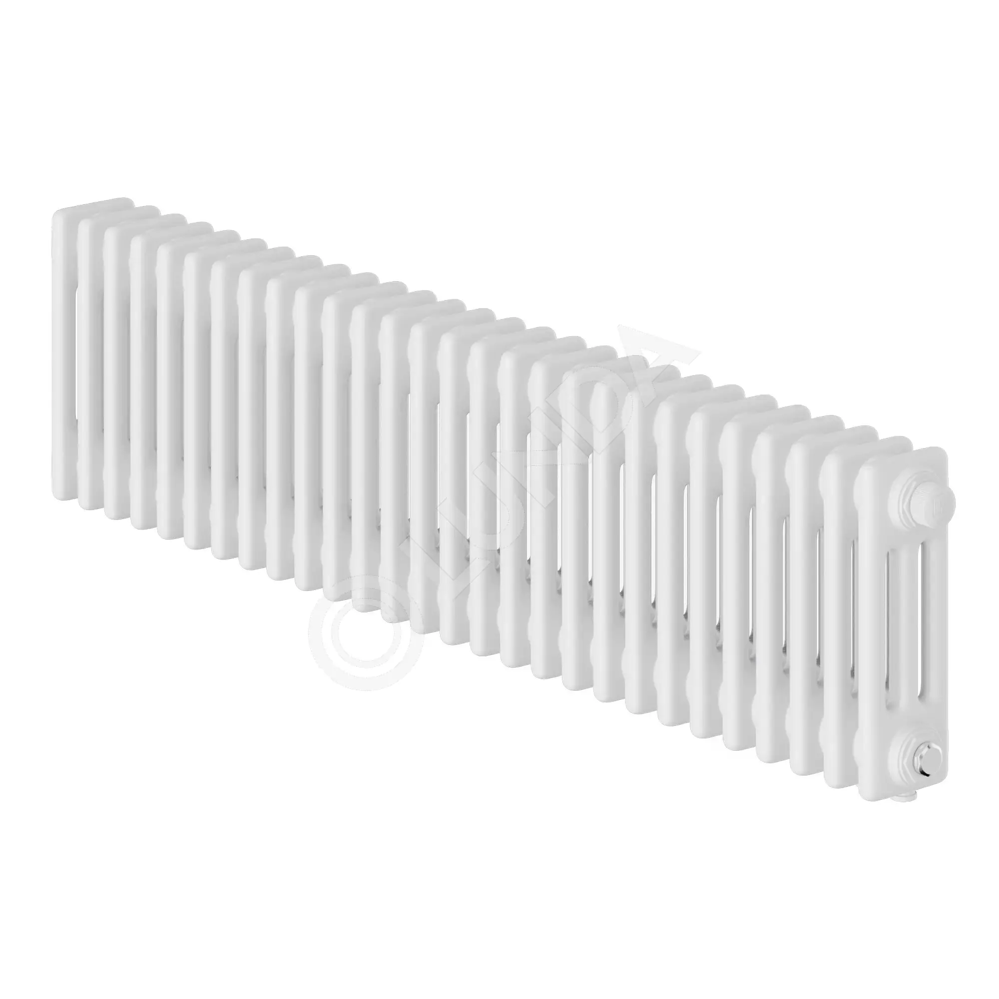 Стальной трубчатый дизайн-радиатор Insignia VC3030, нижнее подключение, Royal Thermo