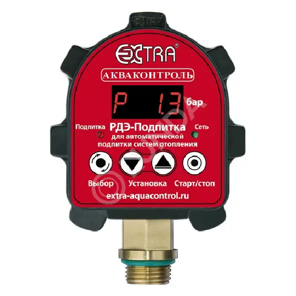 Реле давления воды для автоматической подпитки систем отопления РДЭ .