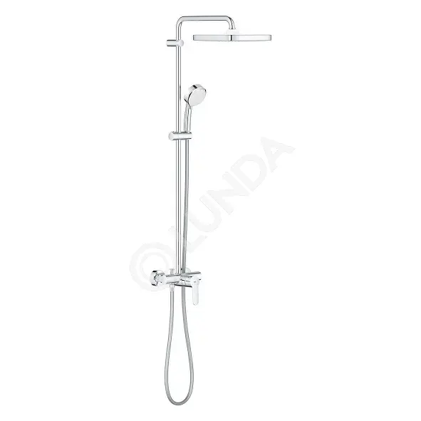 Душевая система Tempesta Cosmopolitan System 250 Cube с однорычажным смесителем, Grohe