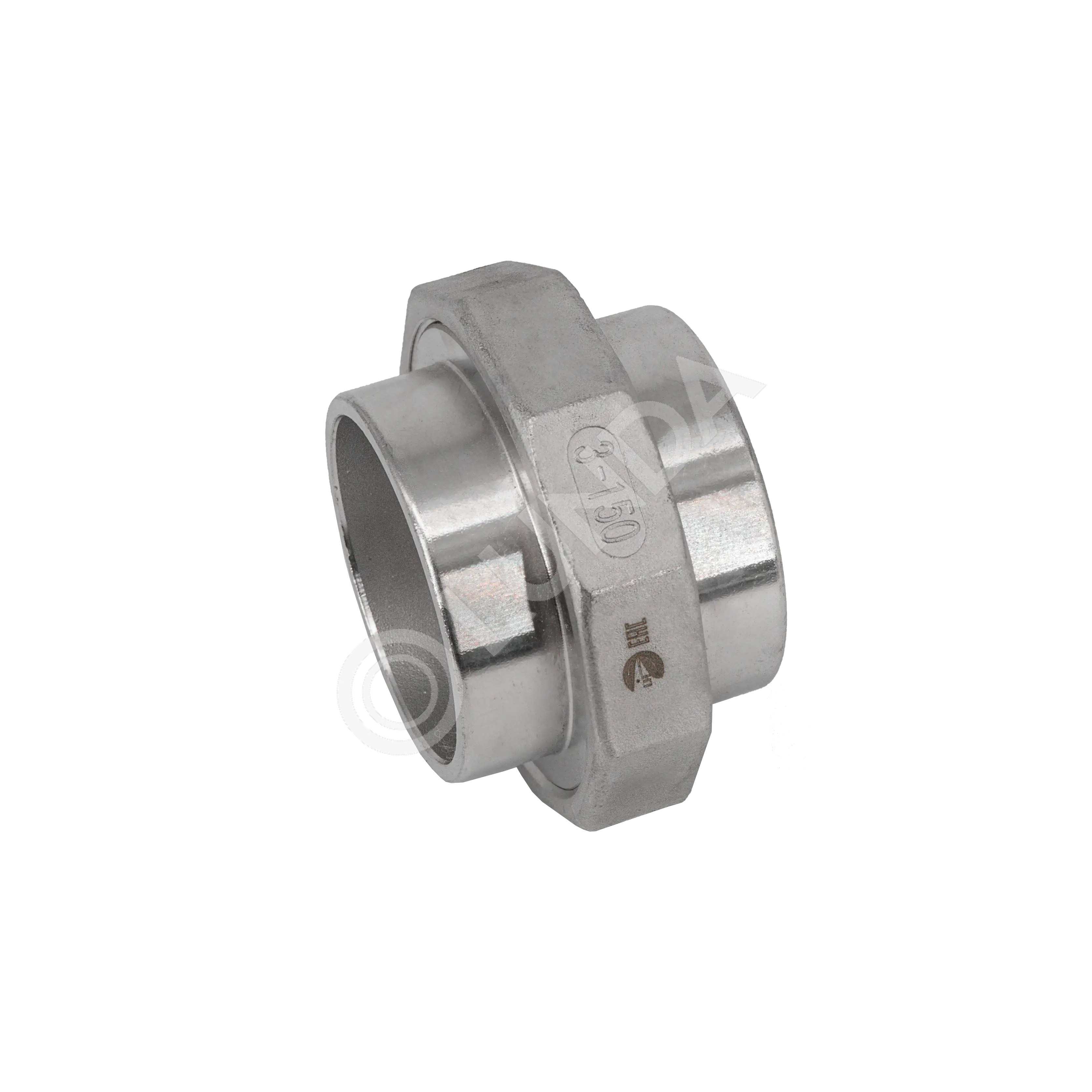 Разъемное соединение американка c/c нержавеющая, AISI304, (CF8), PTFE, NewKey