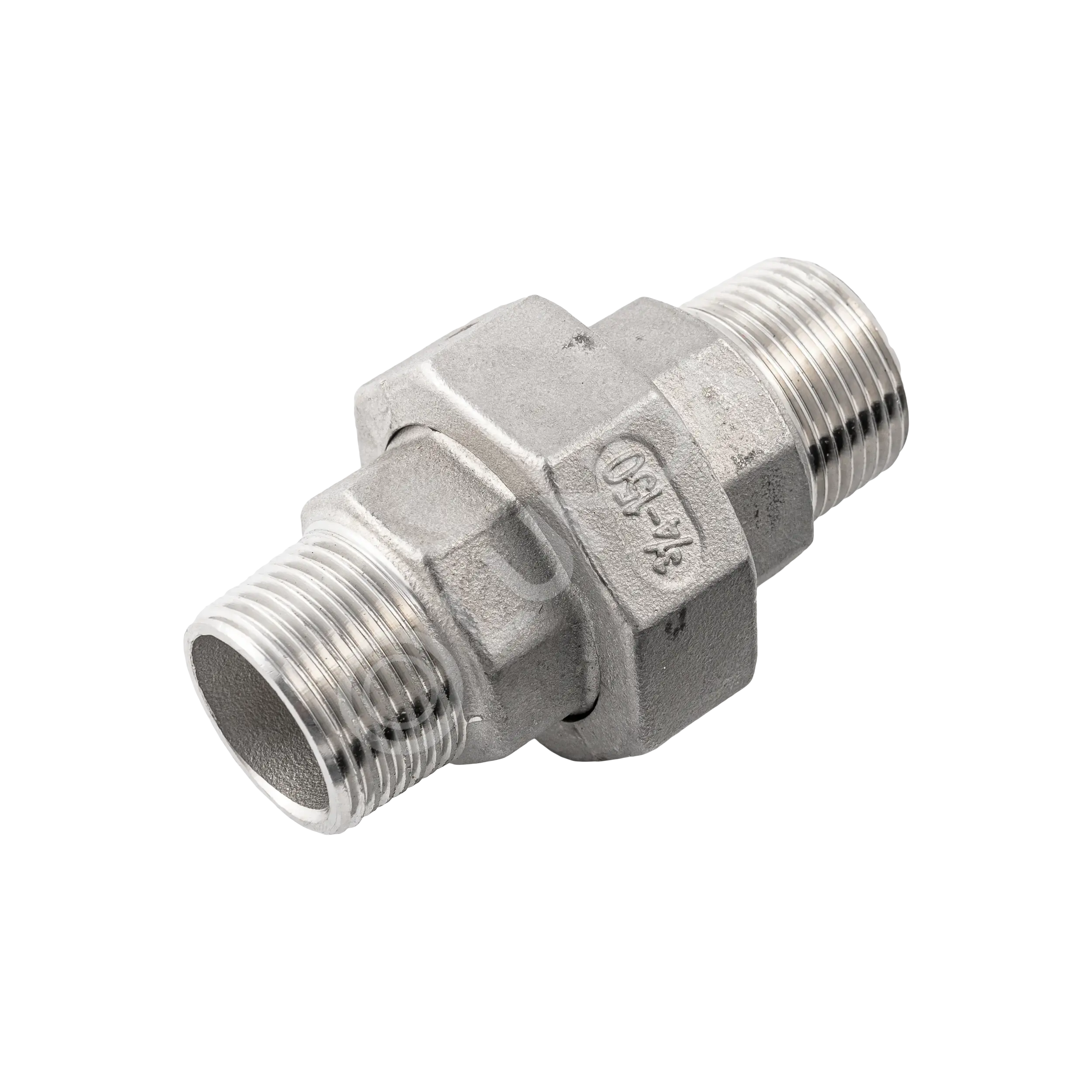 Разъемное соединение американка нр/нр нержавеющая, AISI316, (CF8M), PTFE, NewKey