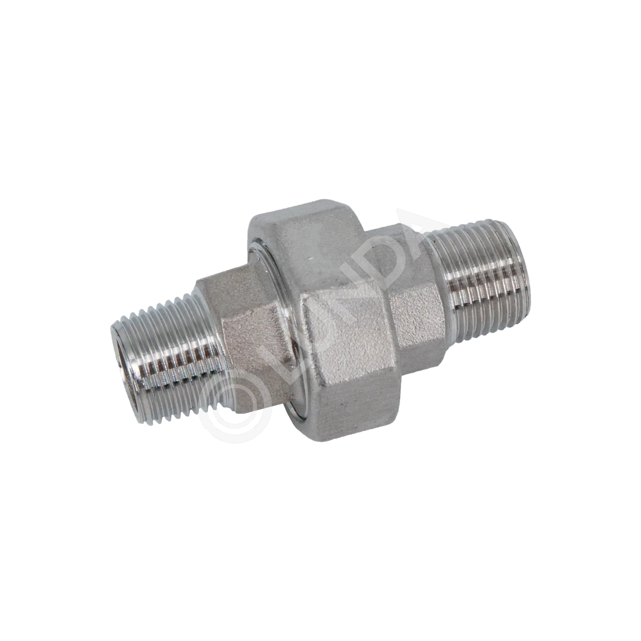 Разъемное соединение американка нр/нр нержавеющая, AISI316, (CF8M), PTFE, NewKey