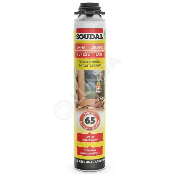 Пистолетная монтажная пена 820 мл, Soudal