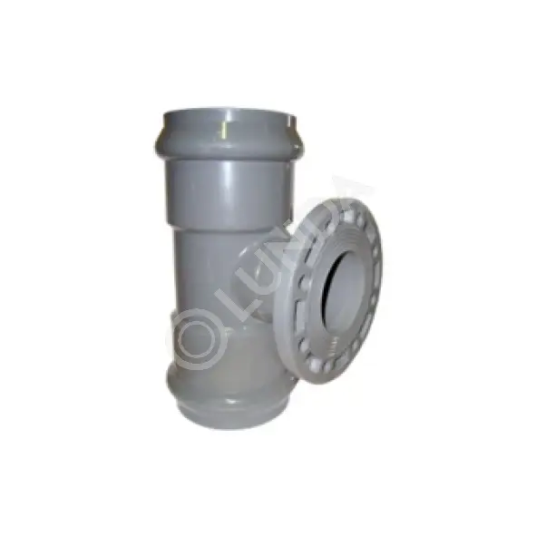 Тройник переходной с ПВХ фланцем 90° PN10, AquaViva