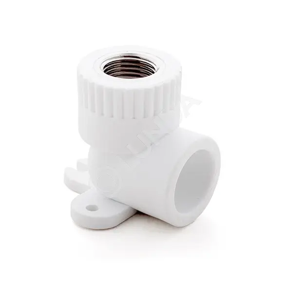 Угольник PPR 90° комбинированный с креплением ВР, РосТурПласт | Lunda ...