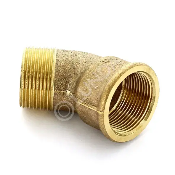 Угольник 45° ВР/НР бронзовый, Viega | Lunda - фитинги и фланцы